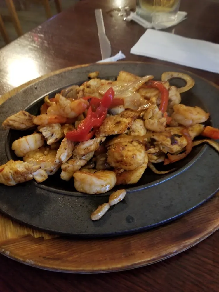 Chicken and Shrimp Fajitas